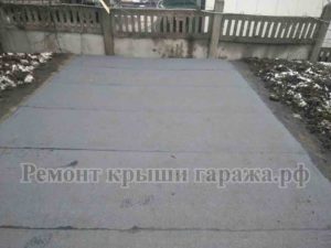 Ремонт мягкой кровли на гараже в Томилино