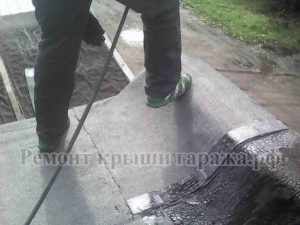 Устройство мягкой кровли на гараже в Электрогорске Устройство мягкой кровли на гараже