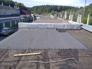 Ремонт крыши гаража Запрудня