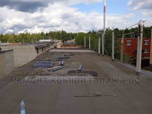 Крыша гаража до ремонта мягкой кровли Краснознаменск Крыша гаража до ремонта мягкой кровли Краснознаменск
