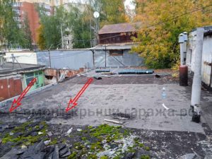 Устройство отсечки на крыши гаража