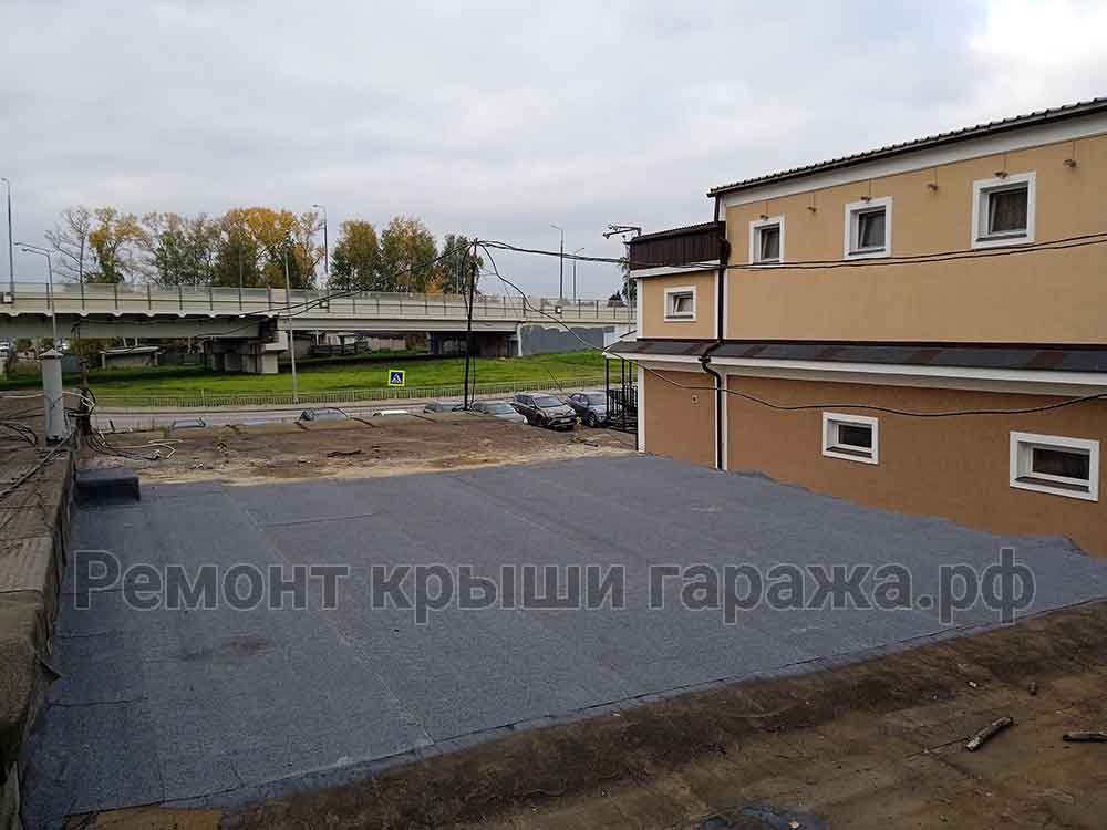 Долгопрудный крыша гаража покрытая материалом Технониколь