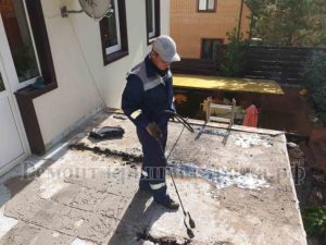 Ремонт кровли балкона в частном доме2