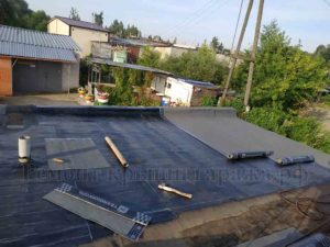 Устройство мягкой кровли второй слой